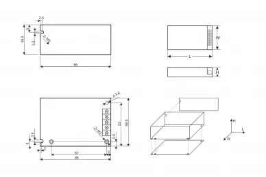 Dimensioning and fixing the power supply