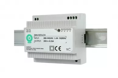 DIN100W24 alimentazione DC 24V 4.15A (100W) per guida DIN