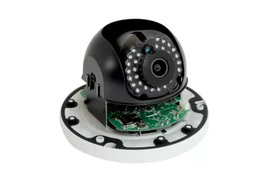 Dome removed, microSD card slot: