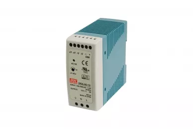 DRA-60-12 Mean Well 12V/60W/5A DIN rail power supply