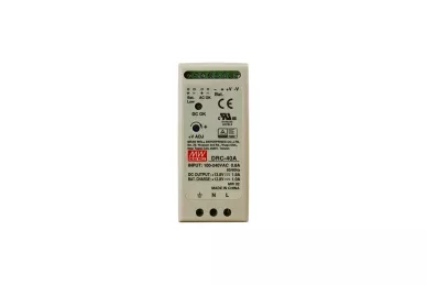DRC-40A Mean Well DC 13,8V/40W/1A/1,9A/ DIN TS35