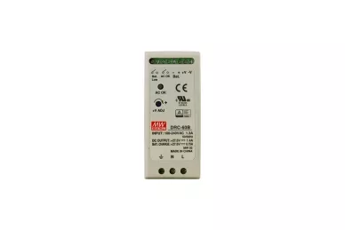 DRC-60B Mean Well DC 27,6V/60W/1,4A/0,75A/ DIN TS35