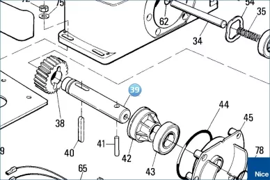 Drive shaft  D25 (PMD1862.4610)
