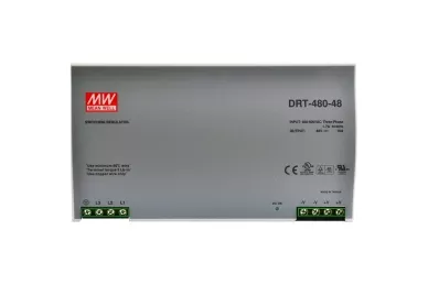 DRT-480-48 Mean Well 48V/10A/480W Alimentazione su guida DIN