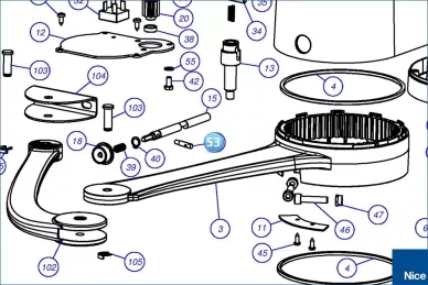 Dźwignia wałka wysprzęglania HOPP (PMDPS1.4610)