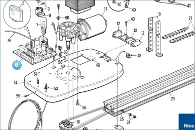 Electronics board SPIDO (SPIDER6000) (SPA40)