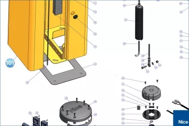 Enclosure door MBAR (PMD2120R03.4610)