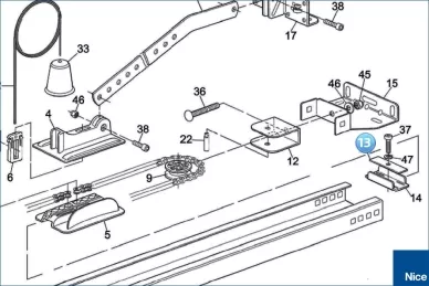 End stops SHEL/TS432 (PMD1529.4610)