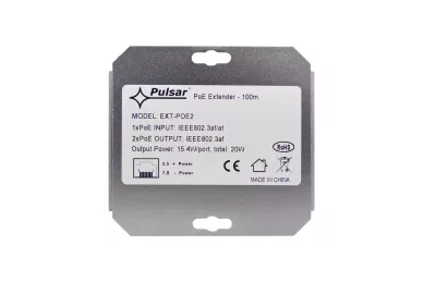 Extender Pulsar EXT-POE2 Répétiteur de réseau local et d'alimentation PoE