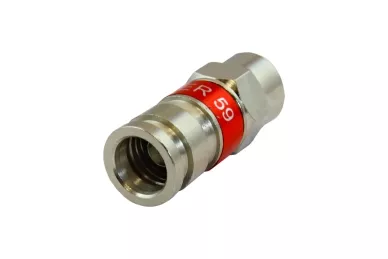 F-Stecker für RG59-Kabel - Klemmverschraubung