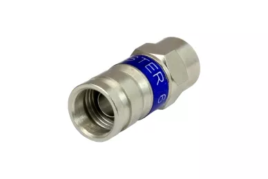 F-Stecker für RG6-Kabel - Klemmverschraubung