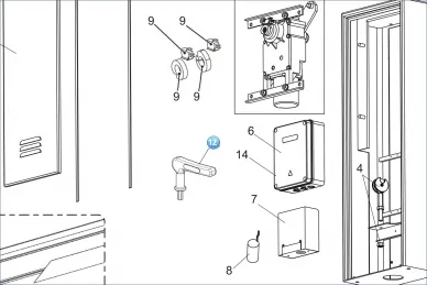 FAAC 00058P2081 Release keys