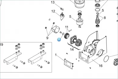 FAAC 00058P2154 Brasses