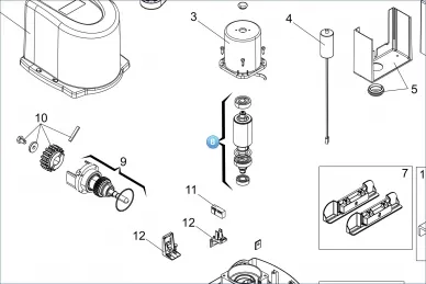 FAAC 00058P2182 Preassembling rotor