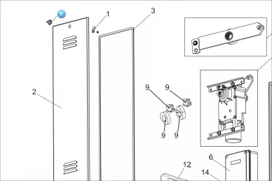 FAAC 00058P2227 Lock for spin -ja209-
