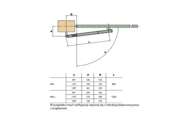 Faac 104202 Napęd hydrauliczny 400 CBAC L 230 V