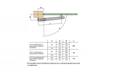 Faac 104301 Napęd elektromechaniczny S418