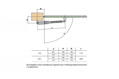 FAAC 104417 Napęd elektromechaniczny z silnikiem 415 L 230 V