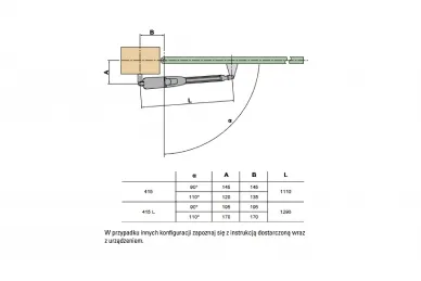 Faac 1044171 Napęd elektromechaniczny 415 L 24V