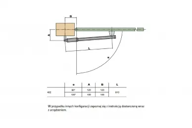 Faac 104468 Entraînement hydraulique 402 CBC 230V