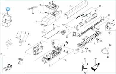 FAAC 113218 Spare packaging operator 413