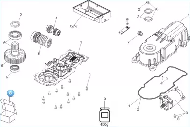 FAAC 113224 Spare packaging operator 770n (10 pcs.)