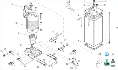 FAAC 390800 Pump gasket kit 750