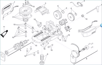 FAAC 410035 Integrated flashing lamp