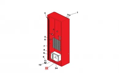 Faac 416005 Barrier housing 640