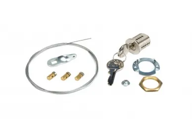 Faac 424590001-10  Zewnętrzny mechanizm zwalniający z kluczem do drzwi o grubości maks. 15 mm