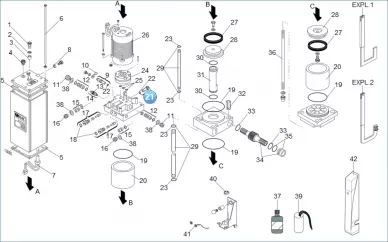 FAAC 4404075 External release valve 590