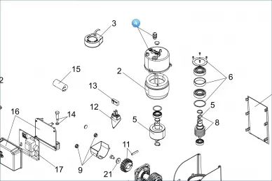 FAAC 6020055 Cap 125 h50 for falcon 15-20