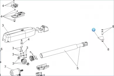 FAAC 6020083 Couple of brackets