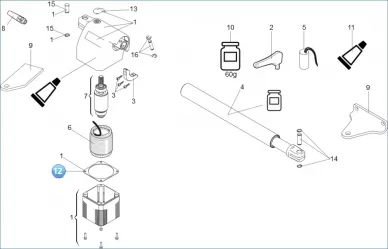 FAAC 6020130 Gaskets for motor cap