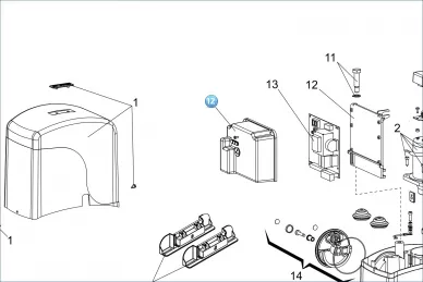 FAAC 6020167 Box for control board