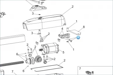 FAAC 6020223 Floating fork group