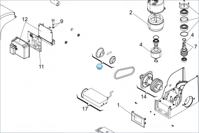 FAAC 6020253 Chain pinion group