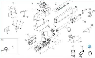 FAAC 6020278 Capacitor 25uf mka 450v cvr 170mm