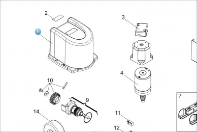FAAC 6020308 Cover for milord