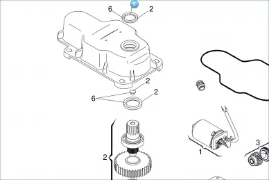 FAAC 6020360 Spacer shaft