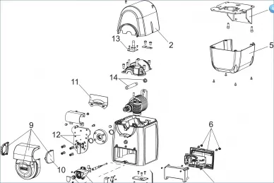 FAAC 6020461 Wall bracket