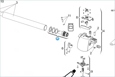FAAC 6020505 Right reducer group g-bat spare part