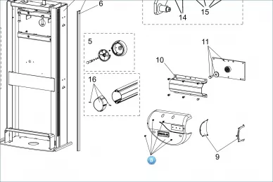 FAAC 6020562 Cover bsl 5/7