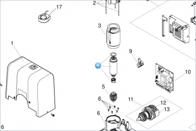 FAAC 6020649 Blizzard 5 rotor