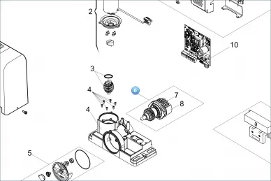 FAAC 6020656 Slow shaft group