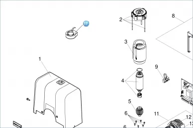 FAAC 6100013 Encoder for sliding gates