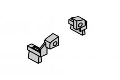 Faac 63000022 zczotki czyszczące profil jezdny (2 szt.) do A140 / A1400