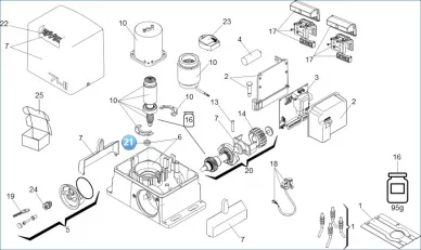 FAAC 63000160 Bushing for 740 741 body