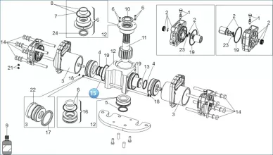 FAAC 63000166 Feeding pipe rx