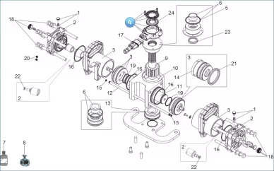 FAAC 63000170 Encoder s700h/s800h plastic support kit